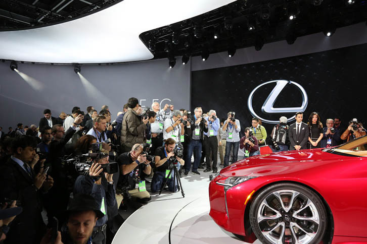 レクサスブースの様子