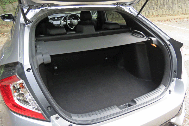 ホンダ・シビックハッチバック（ラゲッジルーム）