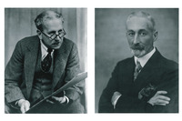 ロールス・ロイスの誕生には、2人の創業者のほかにもさまざまな人物が深く関わった。写真はロールズとロイスを引き合わせたクロード・ジョンソン（左）と、経営面でロールス・ロイスを支えたアーネスト・クレアモント。