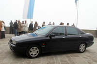 サンマリノ共和国の公用車「ランチア・カッパ」。ボクが知る限り10年近く現役だ。