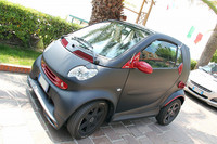 今年のトレンドはマットカラー。これは初代「スマート」をベースにした1台。

