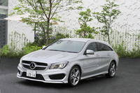 フロントまわりの基本デザインは、セダンの「CLAクラス」と共通。ボディーカラーは、特別仕様車を除き全7色がラインナップされる。