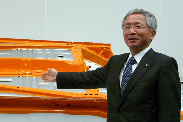 スズキの本田 治 副社長。