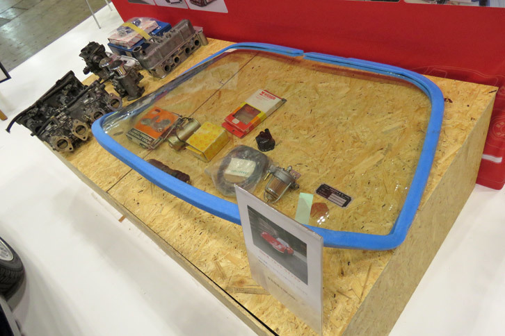 ガレーヂ伊太利屋のブースの様子。