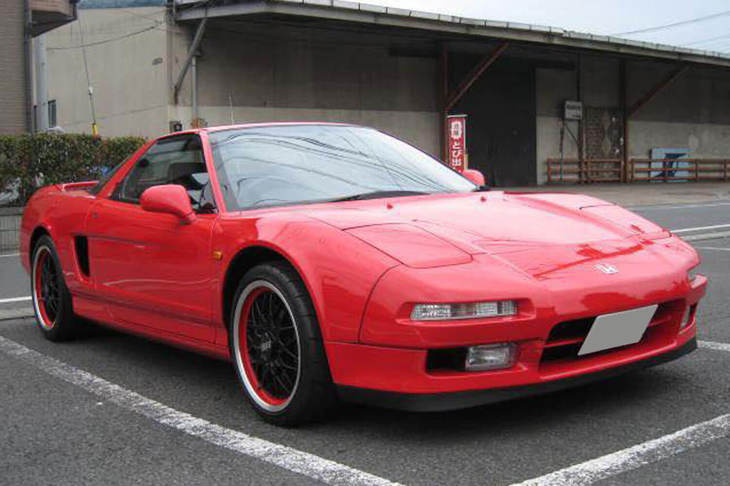 ミウラさんのかつての愛車、初代「ホンダNSX」。08年に560万円で購入。