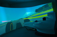 これは、富士スピードウェイの走行シーン。コースから見える富士山もリアル！