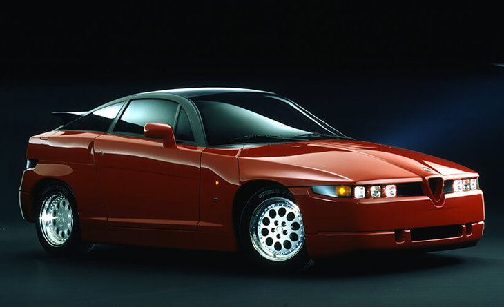 オプロン氏がフィアットスタイリングセンター時代に参画した「アルファ・ロメオSZ」（1989年）。