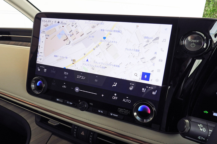 レクサスLM500h“バージョンL”（インフォテインメントシステム）