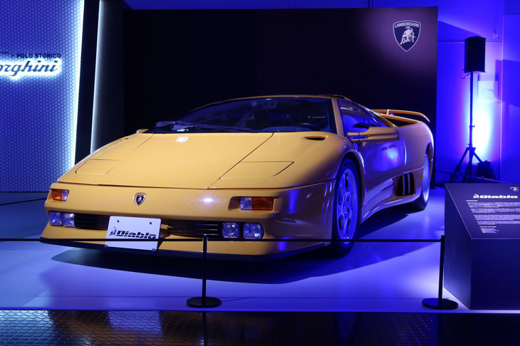 ランボルギーニ・ディアブロ（テメラリオ発表会場に展示された車両）