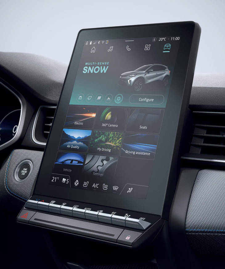 スノーモードの選択画面。