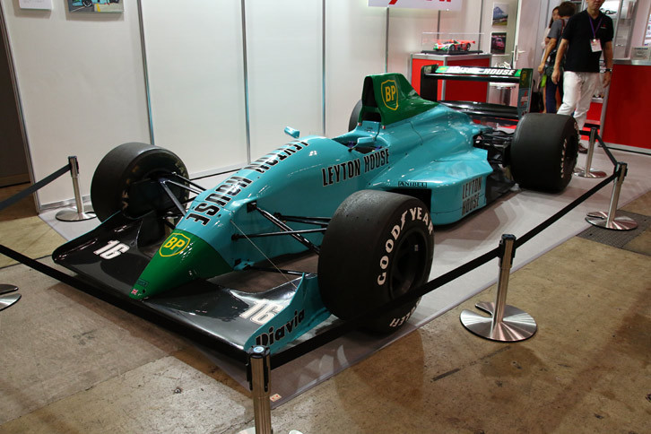 SPARK JAPANのブースに展示された「March 881 Leyton House」。