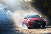 「GRヤリスRZ」の走行イメージ。「GAZOO Racing Direct Automatic Transmission」に、さらなる磨きをかけている。