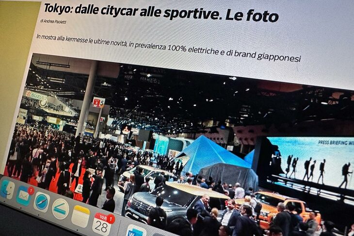 今回は、イタリアでジャパンモビリティショーが、どのように報道されていたかを解説する。