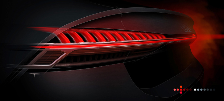 アウディA7スポーツバック（イラスト）