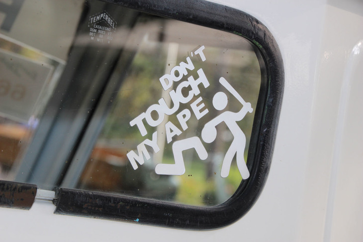 「アペ」に対する愛情は、時に激しく。