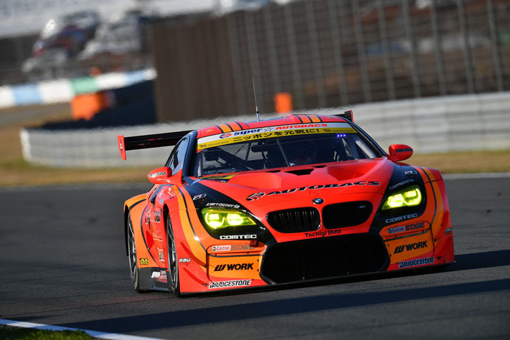 No.55 ARTA BMW M6 GT3（高木真一／ショーン・ウォーキンショー）。もてぎ戦は、予選2位からスタートし、同じ2位でフィニッシュした。