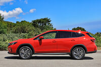 「レヴォーグ レイバック」の最低地上高は200mm。他社でいえばミドルクラスSUVのそれと同等か、それ以上の数字だ。