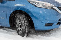 今回の試走会では、主役となる「クロスクライメート」（写真）のほか、ミシュランのスタンダード夏タイヤ「エナジーセイバー プラス」を装着した車両にも試乗。その性能差が体感できた。