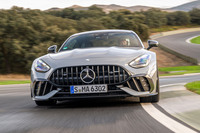 サーキット走行を続けてもブレーキもパワートレインもまったくへこたれる気配がなかった「GT63 PRO 4MATIC＋」。温度管理に気を使わずに済むという点ではアマチュアドライバーにこそ最適といえるかもしれない。