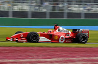 F1開幕戦オーストラリアGP、初日はフェラーリ1-2【F1 04】の画像