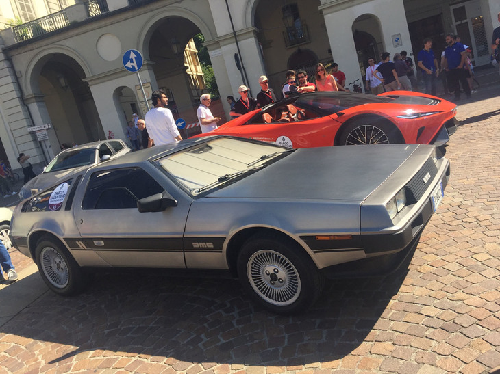 38年を隔てたジウジアーロの2作品、1981年「デロリアンDMC-12」と2019年「カンガルー」。