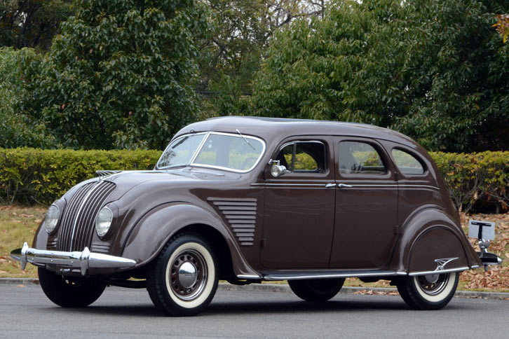 クライスラーとデソートの両ブランドで販売された「エアフロー」。写真はトヨタ博物館が収蔵している“デソート版”である。