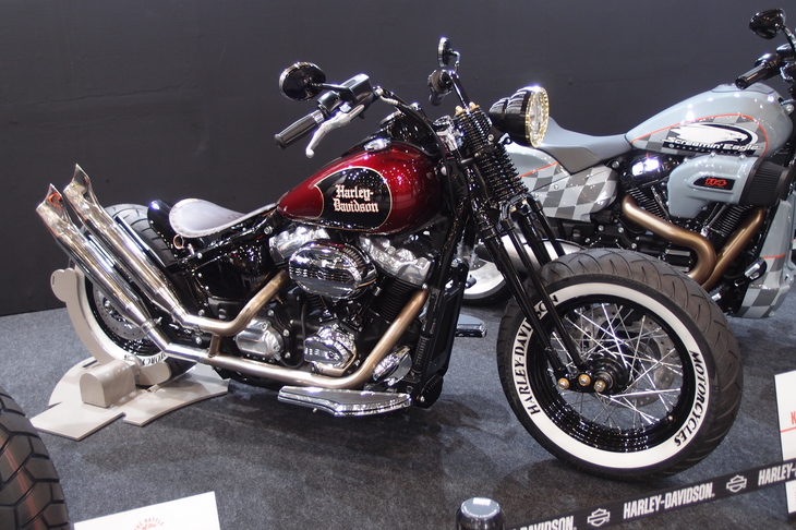 ハーレーダビッドソンのカスタムコンテスト「THE BATTLE OF THE KINGS」の優勝車「QUEEN」。