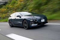 今回の試乗車は「アウディA6アバントe-tronパフォーマンス」。パフォーマンスを名乗るが、ほかに下位グレードがあるわけではなく、これがスタンダードモデル（モノグレード）。