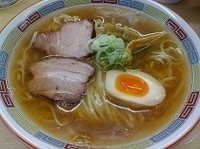 煮干鰮（いわし）らーめん 圓（えん）の「煮干しらーめん」。絶品!!