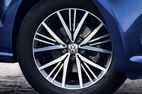 「ポロ オールスター」の15インチアルミホイール。