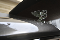 ラジエーターマスコット「Flying B」は下部に格納することができる。