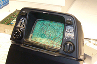 発表会場には、アコード（1981年）に搭載された、カーナビの元祖「ホンダ・エレクトロ・ジャイロケータ」も展示された。