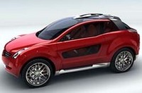 グラスルーフにはアクセントの「まげ」が走る。