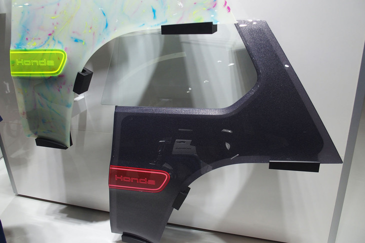 ホンダブースの様子。