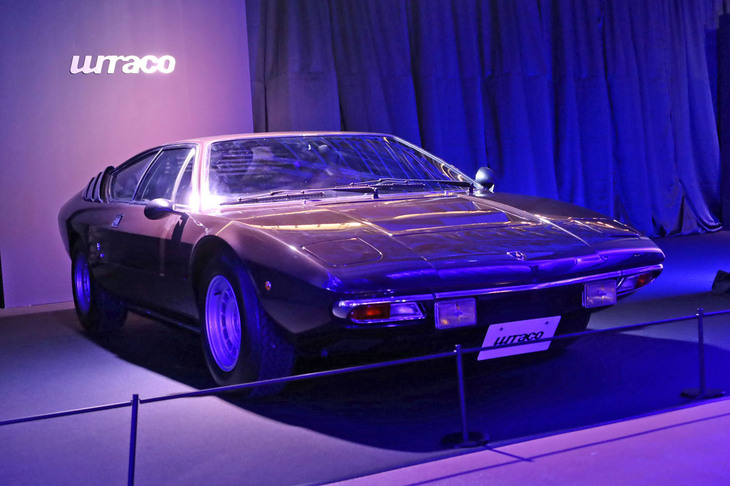 ランボルギーニ・ウラッコ（テメラリオ発表会場に展示された車両）