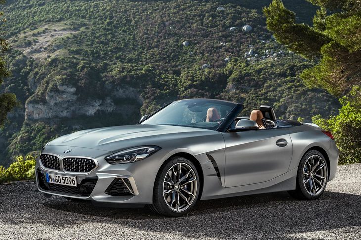 2018年8月に米国で発表された新型「BMW Z4」。新型「トヨタ・スープラ」とは主要コンポーネンツを共有する兄弟モデルにあたる。