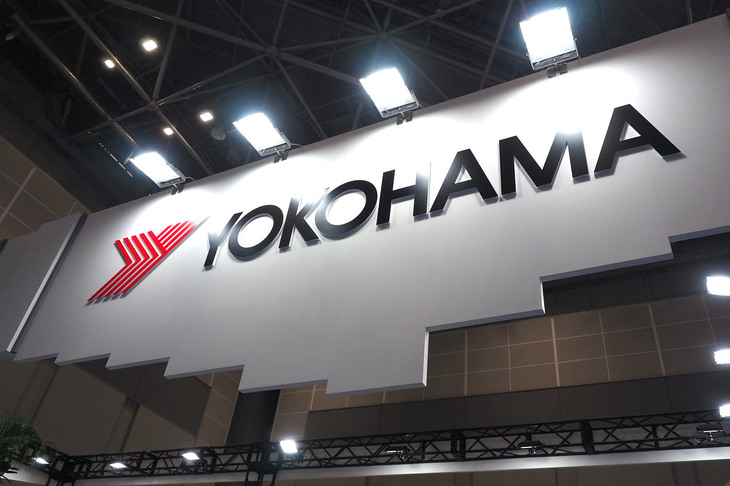 横浜ゴムのブース。