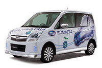 富士重、スバル・ステラの電気自動車を発表