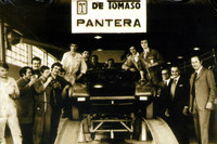 デ・トマソ・パンテーラのラインオフ（De Tomaso photo）