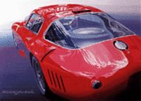 自動車画家、吉田秀樹展8月3日から（7/24）の画像