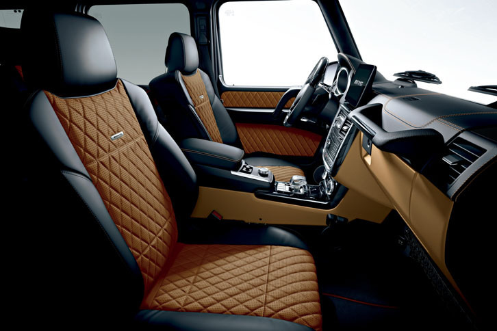 「メルセデスAMG G65」に標準装備されるツートーンダッシュボード。