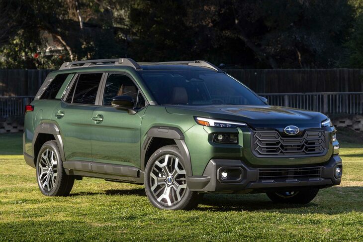 北米で発表された、新型「スバル・アウトバック」。