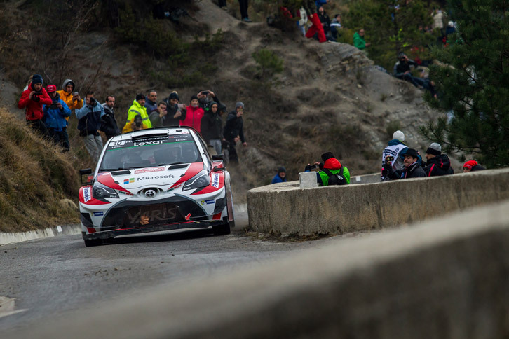 DAY4の最初のステージとなったSS14で、ラトバラは2番手のタイムを記録する。