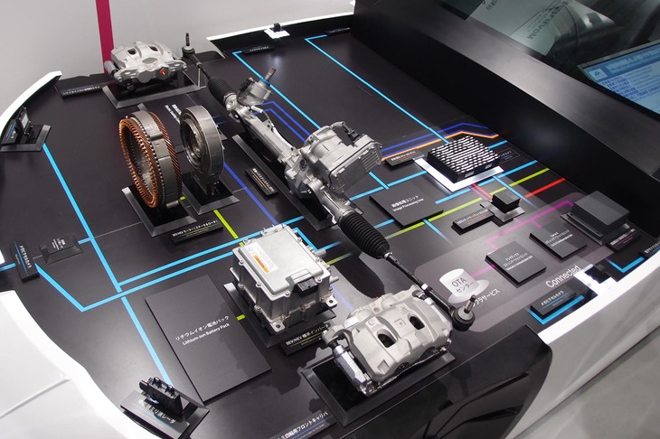 自動運転技術を支えるパーツ開発で存在感を示す、日立オートモティブシステムズ。2019年の「人とくるまのテクノロジー展」にもさまざまな関連製品を展示した。