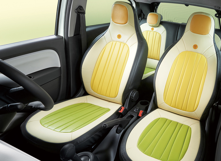 マカロンをイメージした内装。