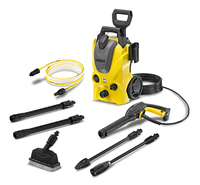 「ケルヒャーK3サイレント ベランダ」は水冷式静音タイプの高圧洗浄機。耐久性も向上し、3年の長期保証付き（WEBサイトよりユーザー登録が必要）。広い範囲でも使える10mの高圧ホース付き。デッキクリーナーと自吸用ホースのセット品。

	ケルヒャーK3サイレント ベランダ
	3万5618円（税込）
	問い合わせ：ケルヒャージャパン 0120-60-3140
	