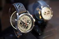 ツェッペリン製「クオロス」のリストウオッチ。3月のジュネーブショーにて。