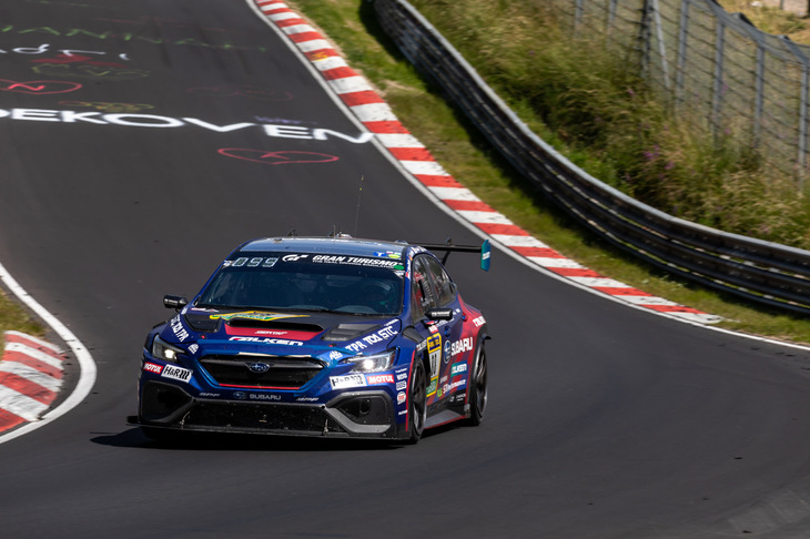 クラッシュもあったけど、完走を果たしたスバル。