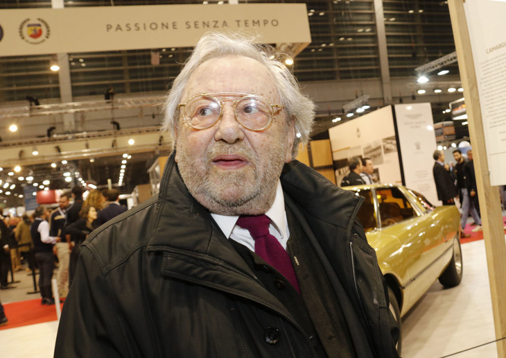 2019年2月にレトロモビルで。筆者にとっては最後のオプロン氏の姿になってしまった。