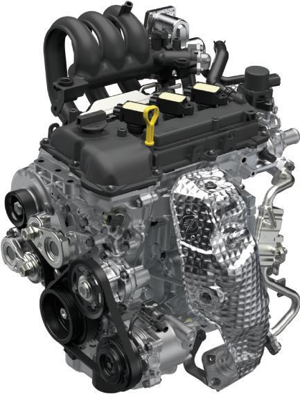 新開発の「R06D」型エンジン。